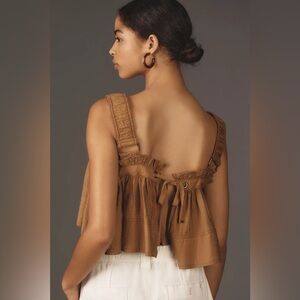 LIKE NEW Anthropologie Cropped Swing Tank